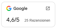 Unsere Rezensionen auf Google Image